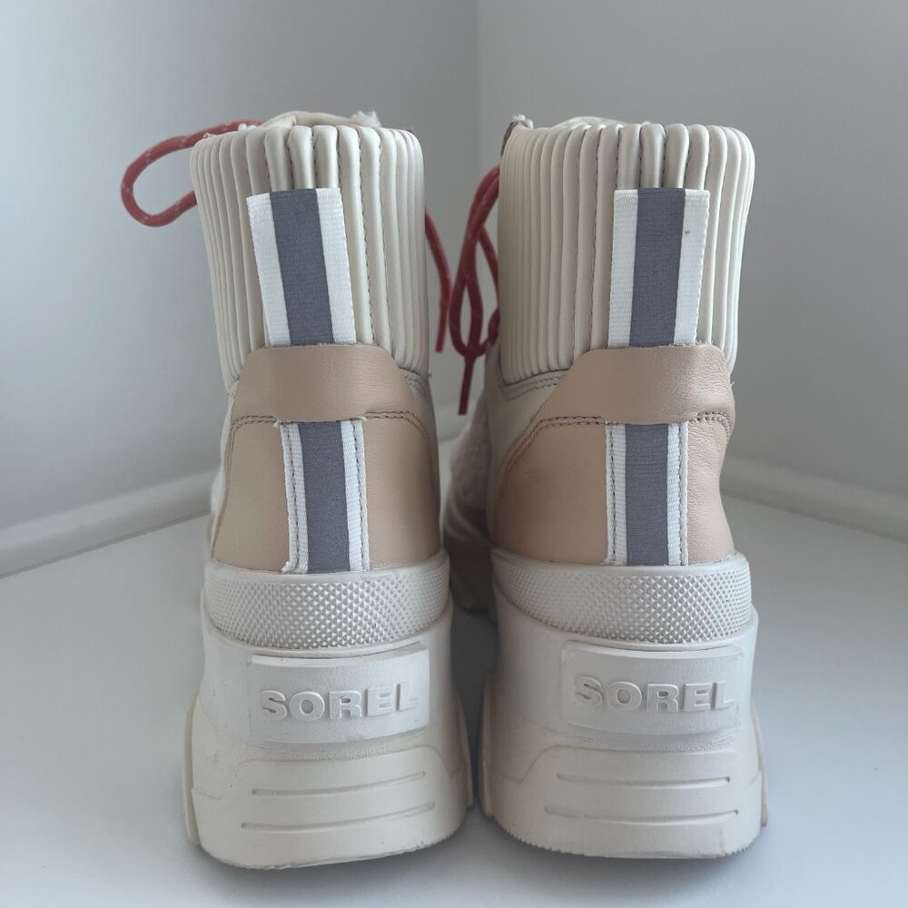 Sorel | Brex Cozy Lace Women's Boot | Nova Sand Sea Salt | Size 8.5 - Picture 3 of 9